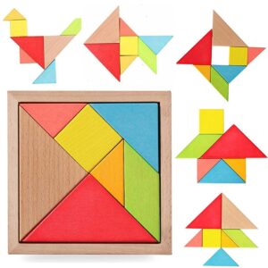 Wooden Tangram Game