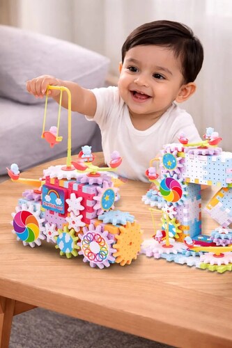 Electric 83PCS Building Block Set DIY Toy (China)